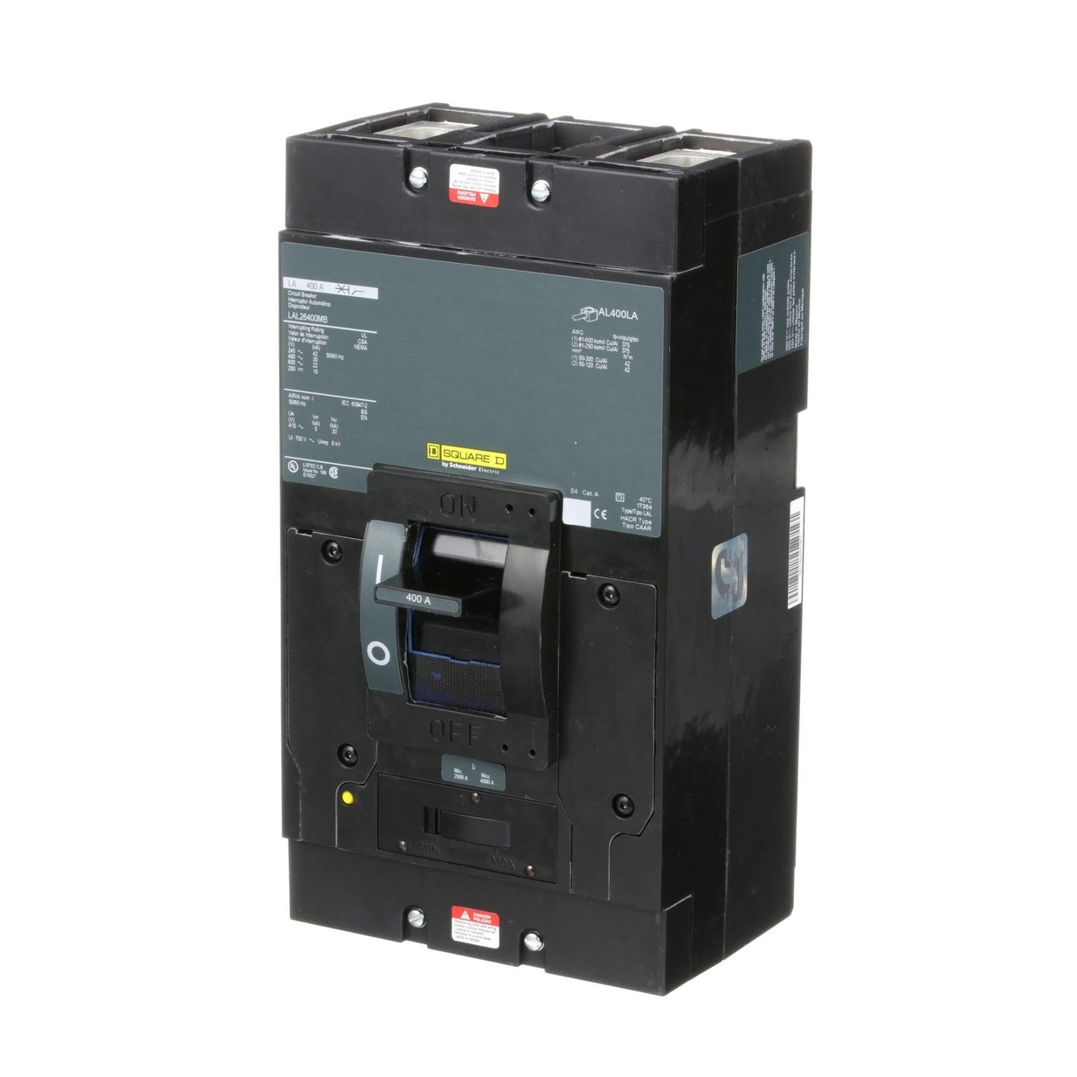 LAL26400MB - Square D - Molded Case Circuit Breakers