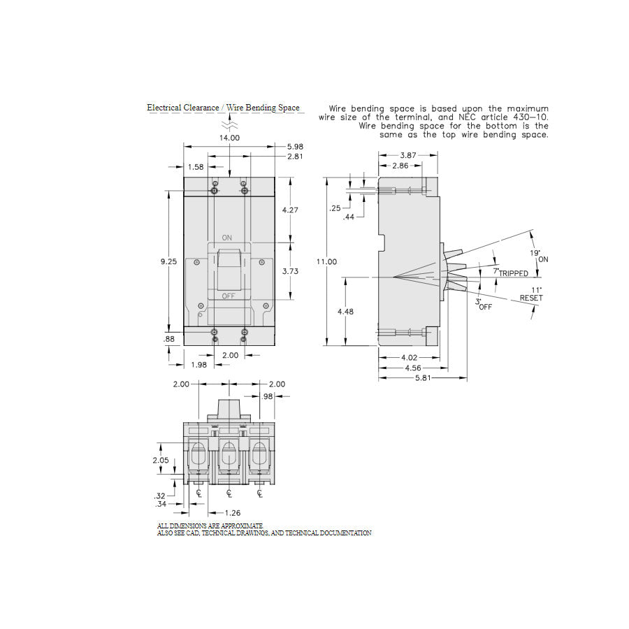 LAL36200 - Square D - Molded Case Circuit Breaker