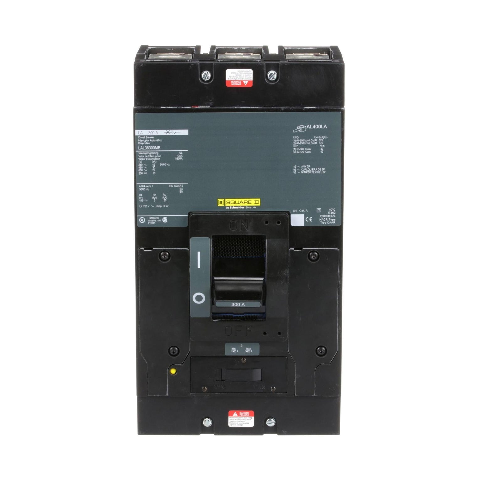 LAL36300MB - Square D - Molded Case Circuit Breakers