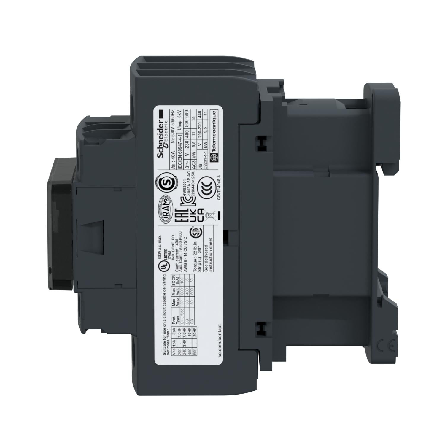 LC1D25P7 - Square D - Contactor