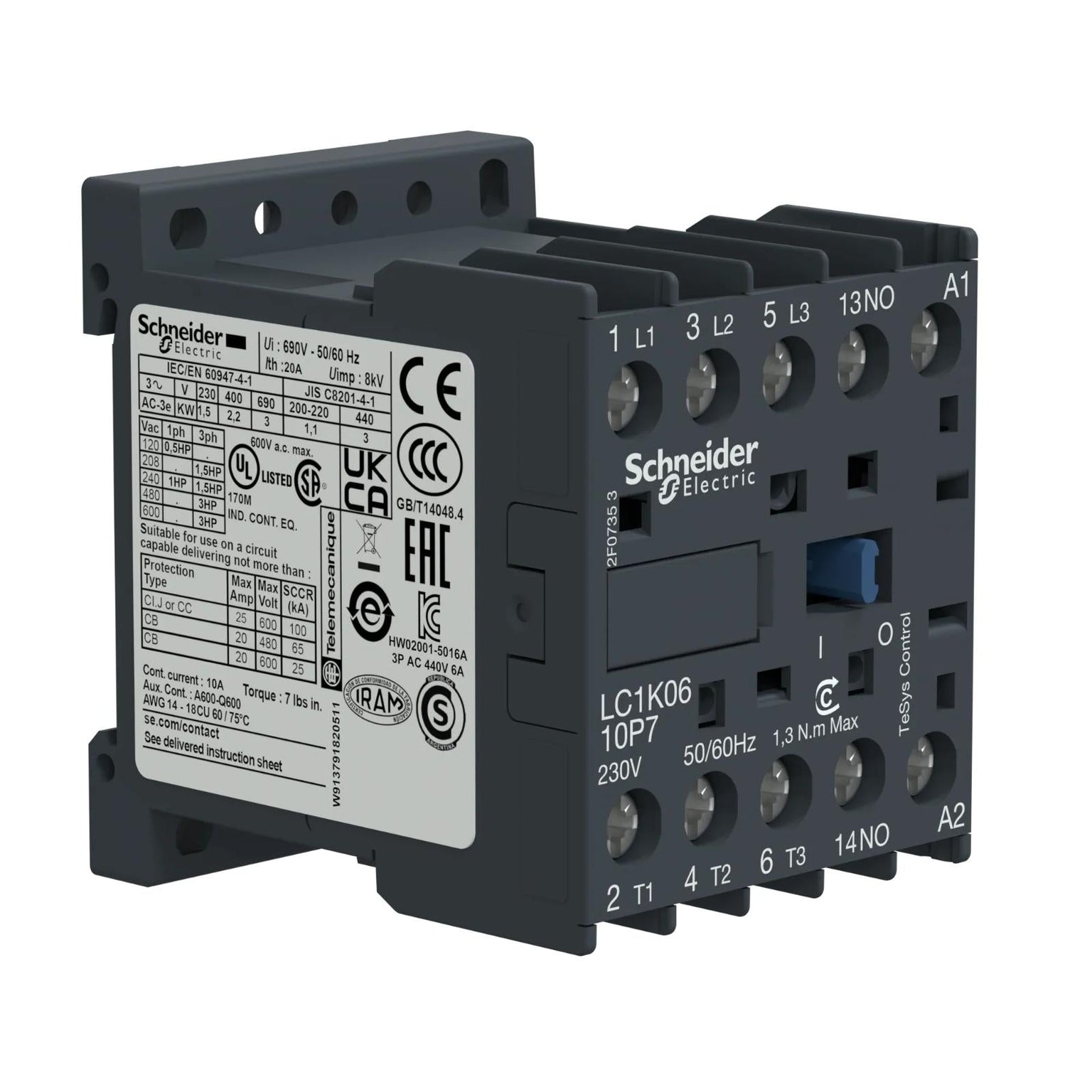 LC1K0610F7 - Square D - Contactor