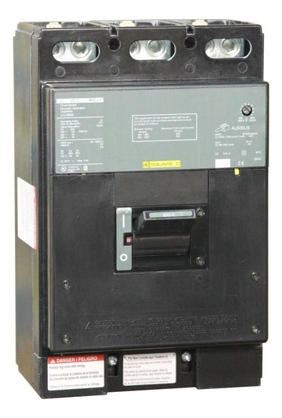 LCL36600 - Square D 600 Amp 3 Pole 600 Volt Molded Case Circuit Breaker