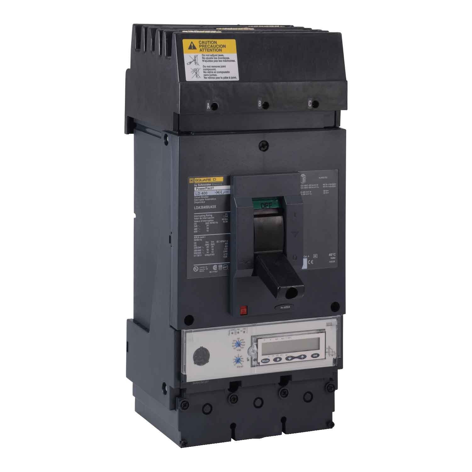 LDA36400U43X - Square D - Molded Case
 Circuit Breakers