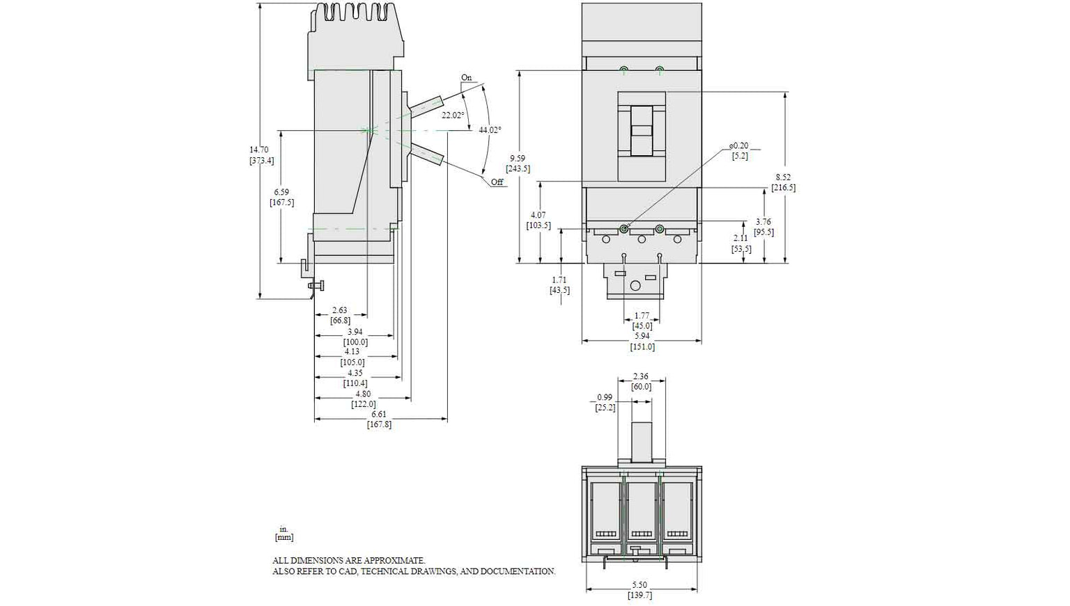 LDA36400U43X - Square D - Molded Case
 Circuit Breakers