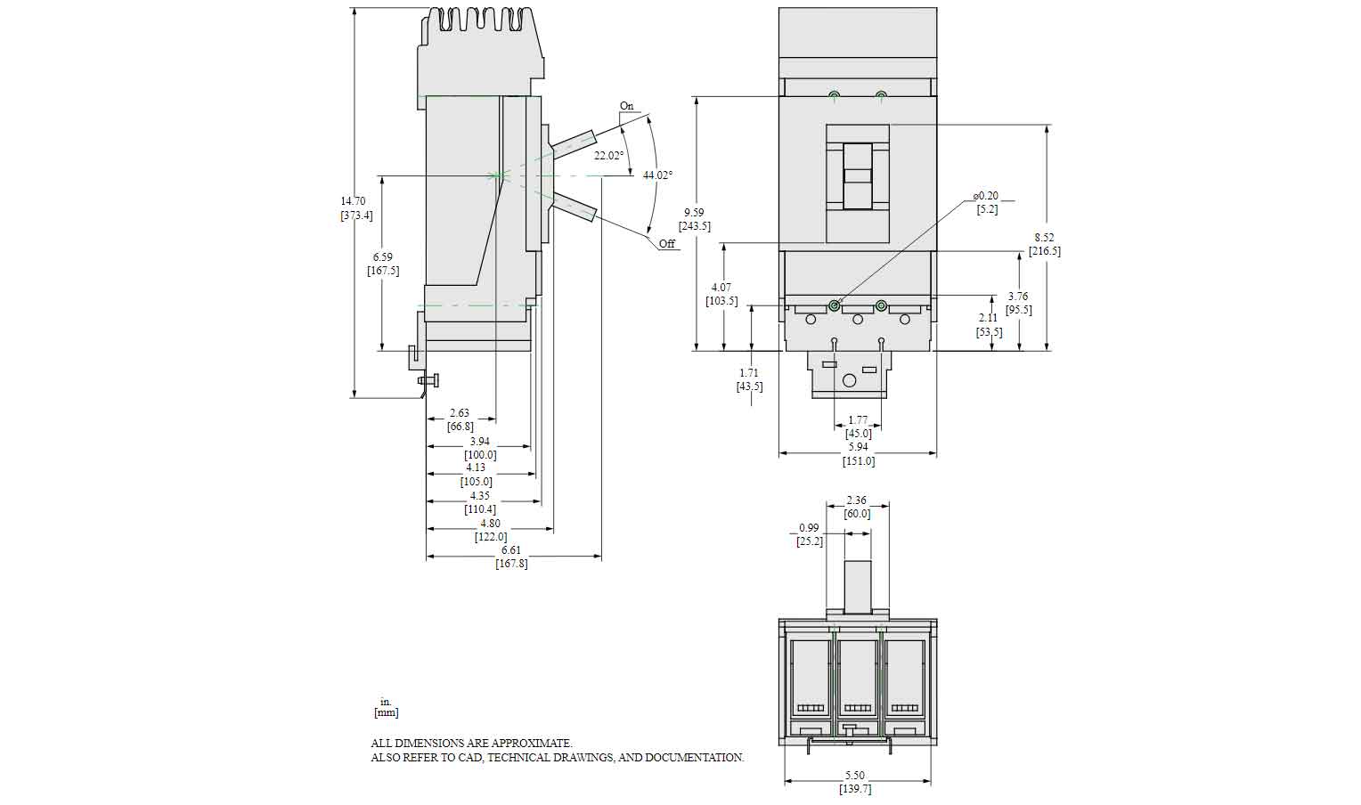 LDA36600U43X - Square D - Molded Case
 Circuit Breakers