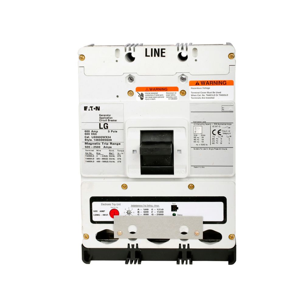 LG3450 - Eaton - Molded Case Circuit Breakers