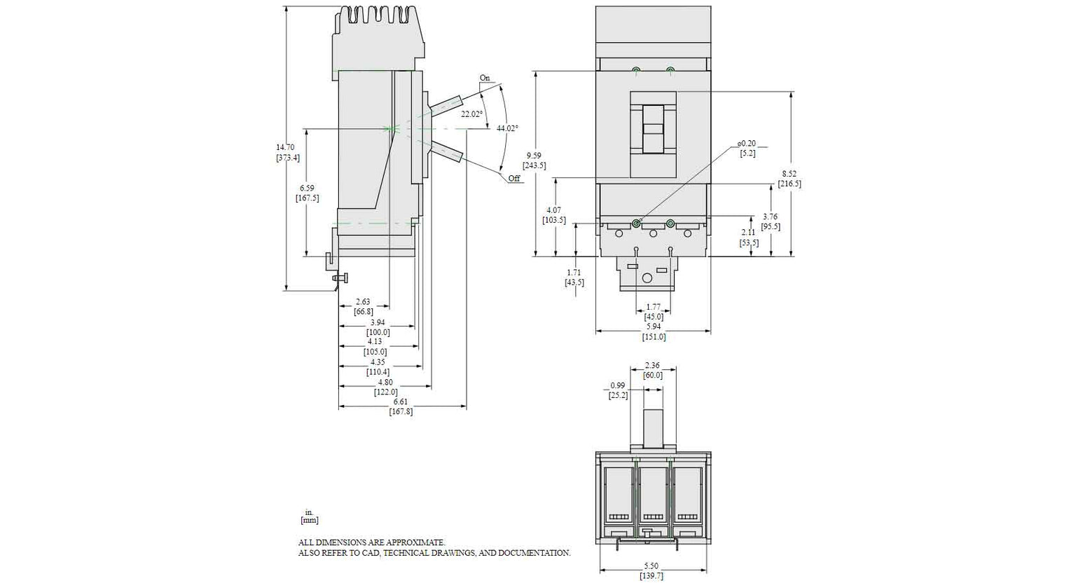 LGA36250U31X - Square D - Molded Case
 Circuit Breakers