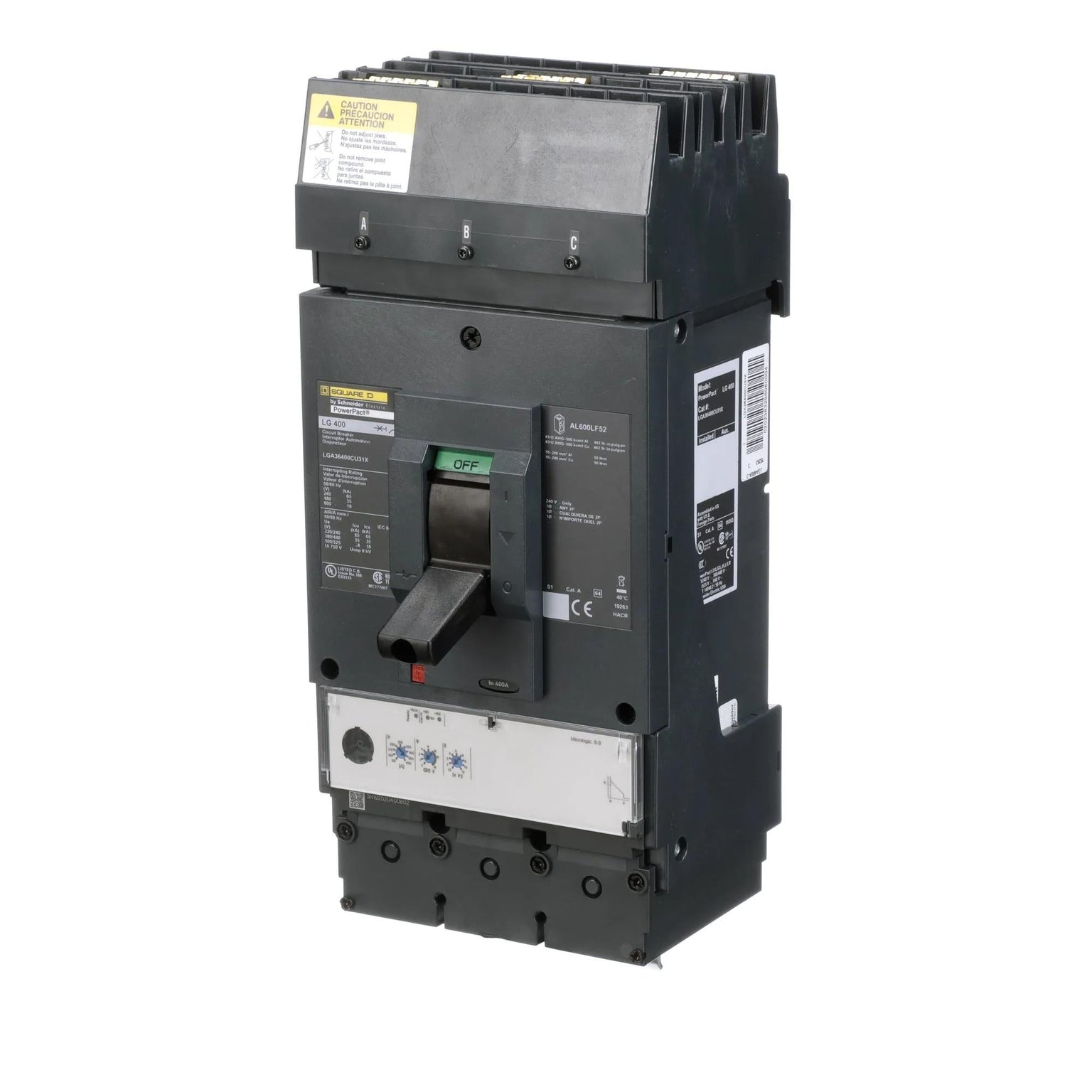 LGA36400CU31X - Square D - Molded Case Circuit Breaker