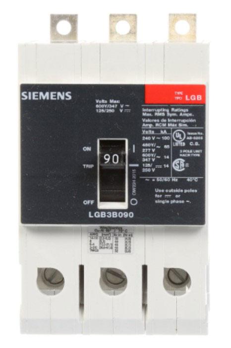 LGB3B090B - Siemens - Molded Case Circuit Breaker