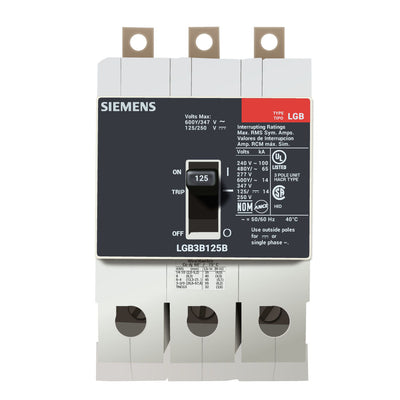 LGB3B125B - Siemens - Molded Case Circuit Breaker