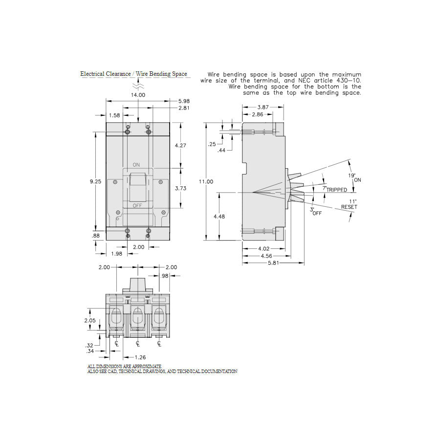 LH36300 - Square D - Molded Case Circuit Breaker