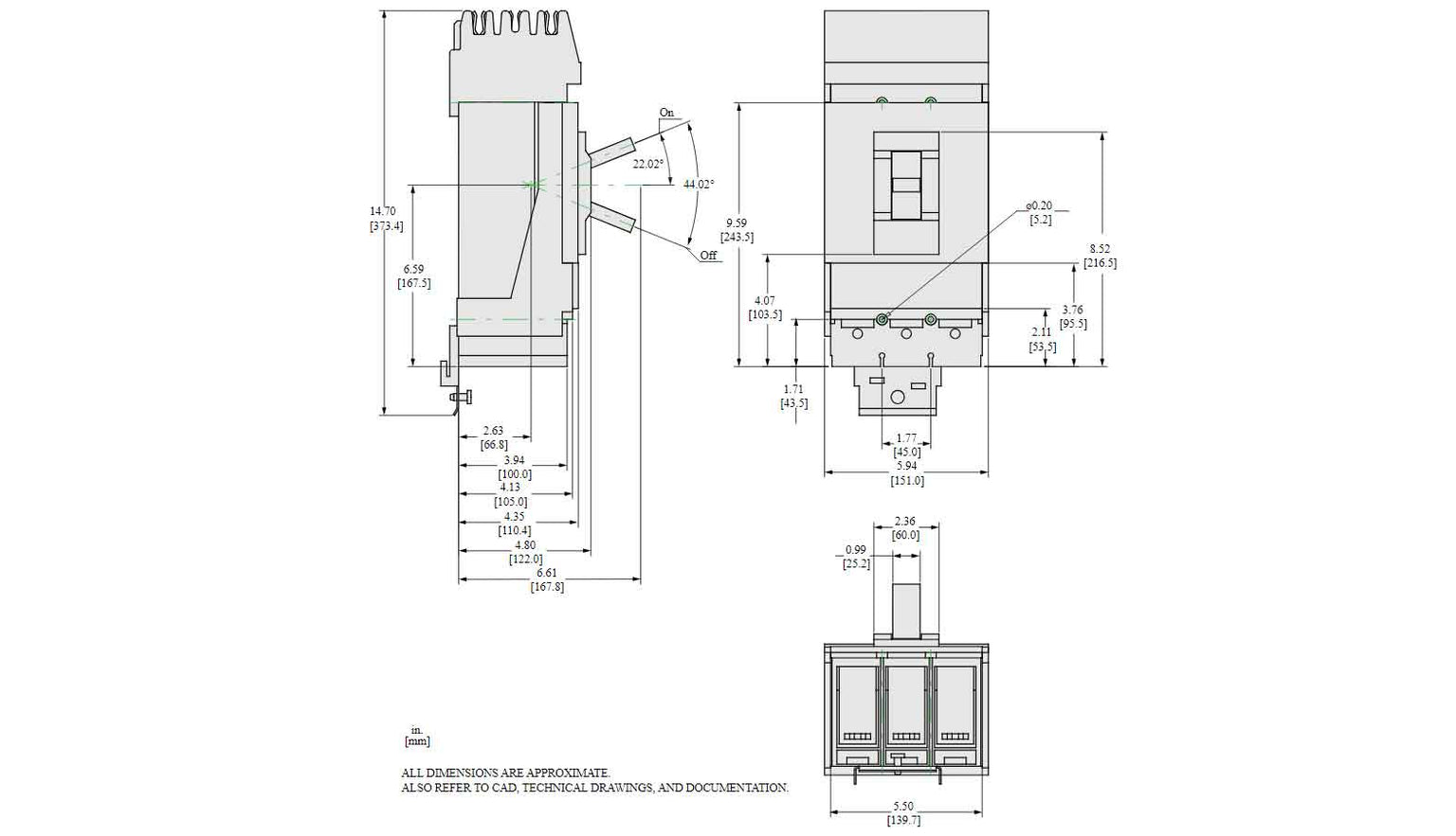 LJA36400CU31X - Square D - Molded Case Circuit Breaker