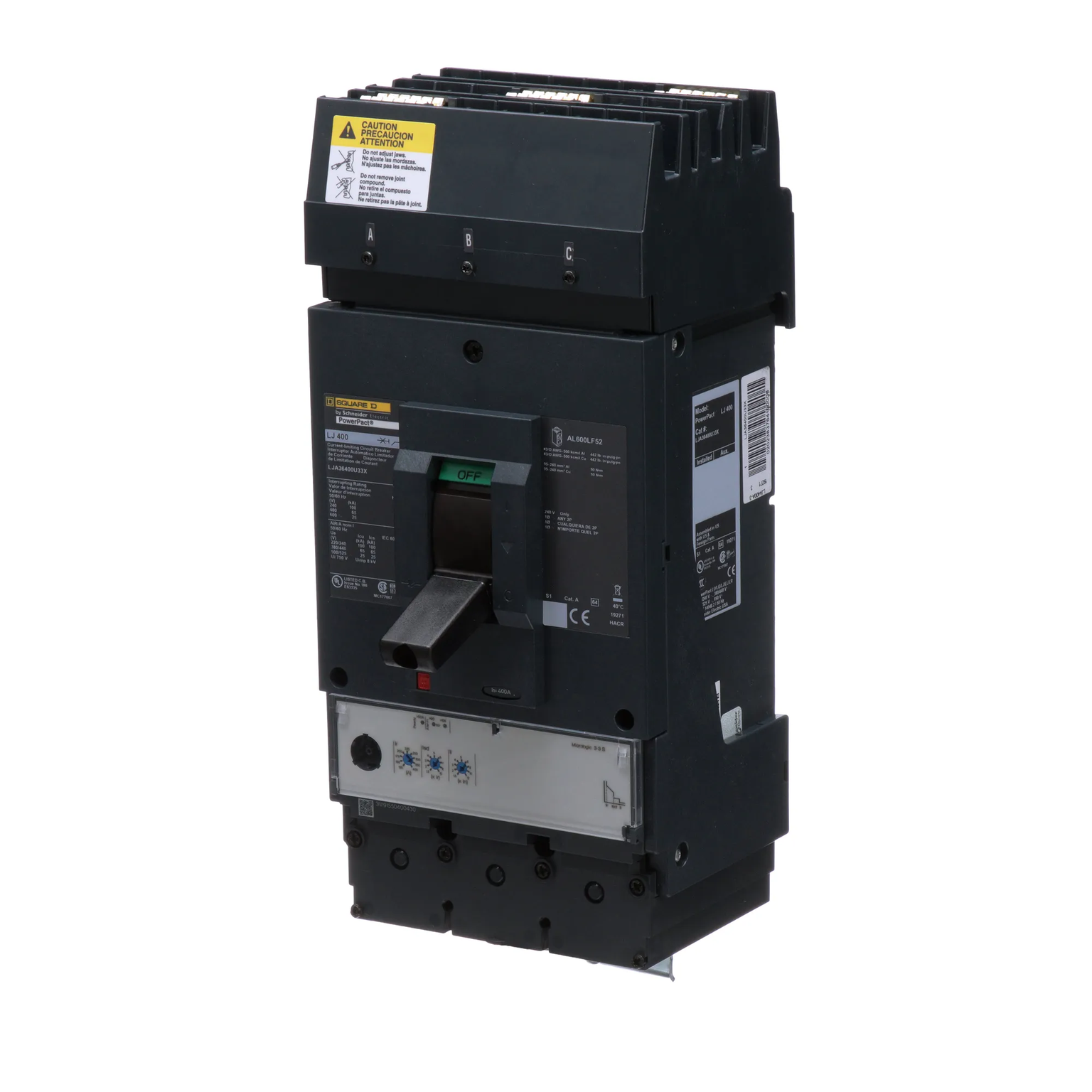 LJA36400U33X - Square D - Molded Case Circuit Breaker