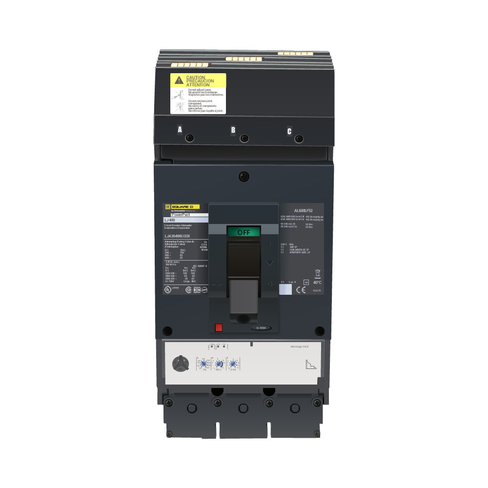 LJA36400U33X - Square D - Molded Case Circuit Breaker