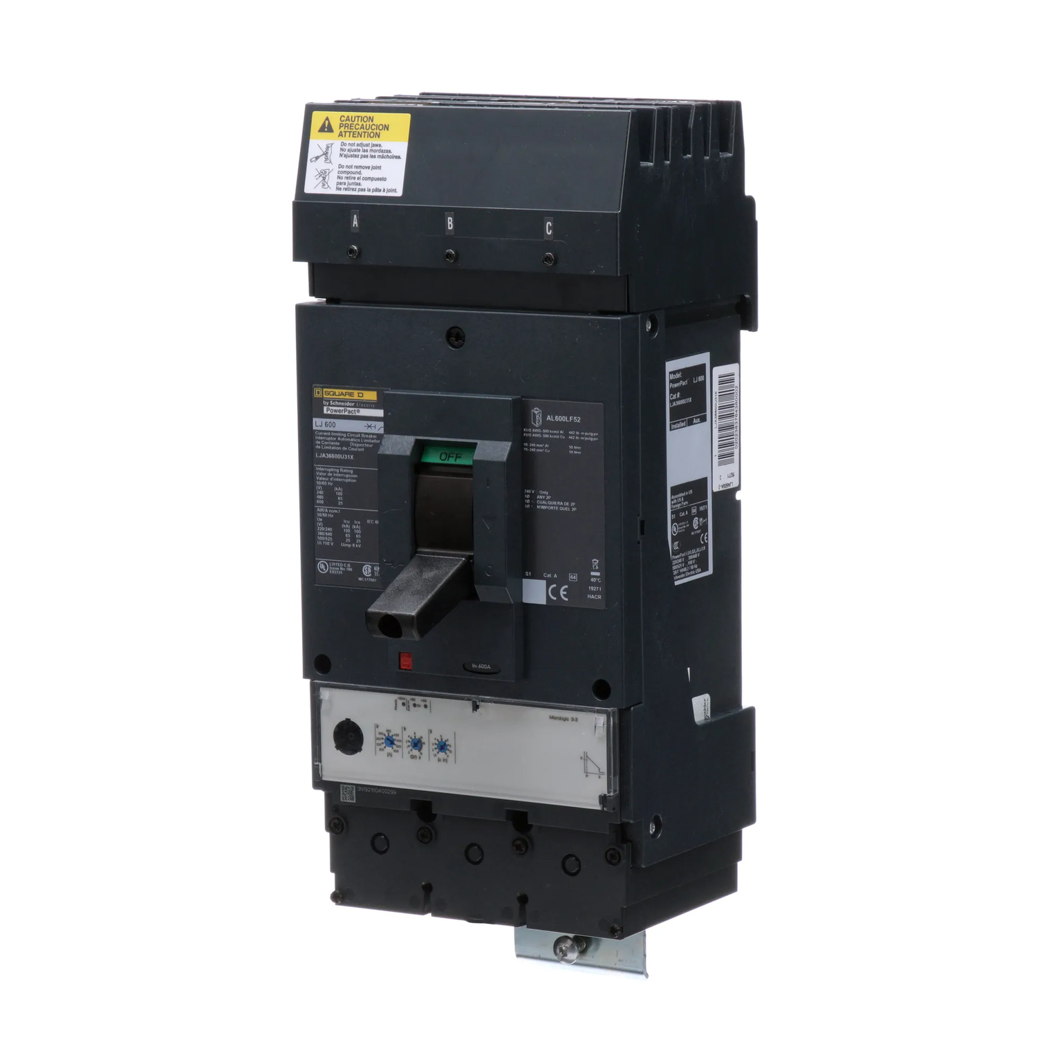 LJA36600U31X - Square D - Molded Case Circuit Breaker