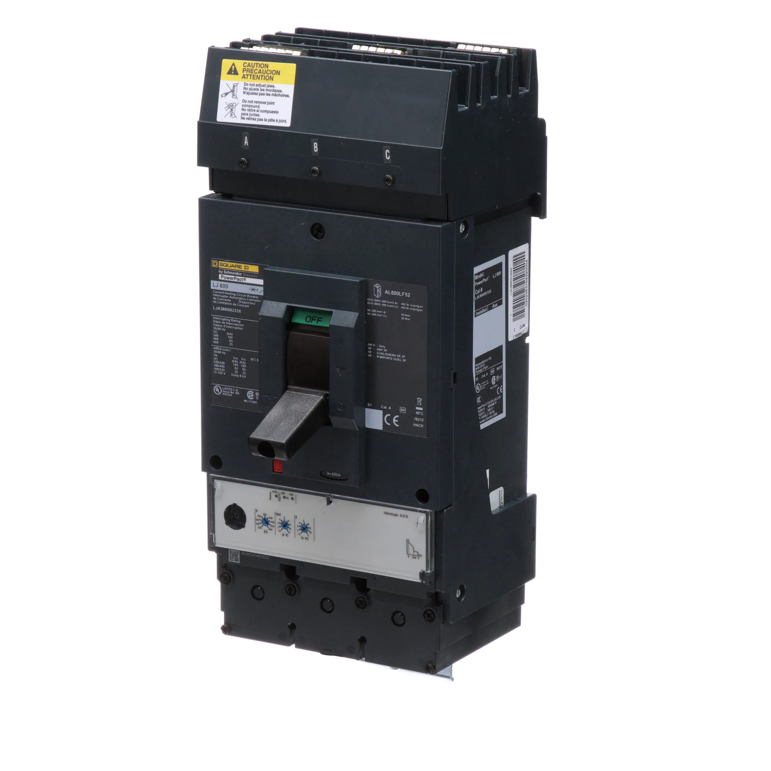 LJA36600U33X - Square D - Molded Case Circuit Breaker