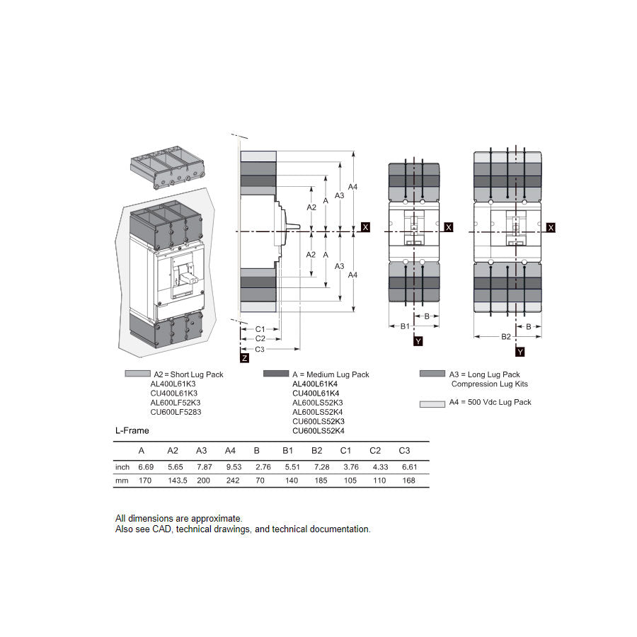 LJL36400U33X - Square D - Molded Case Circuit Breaker