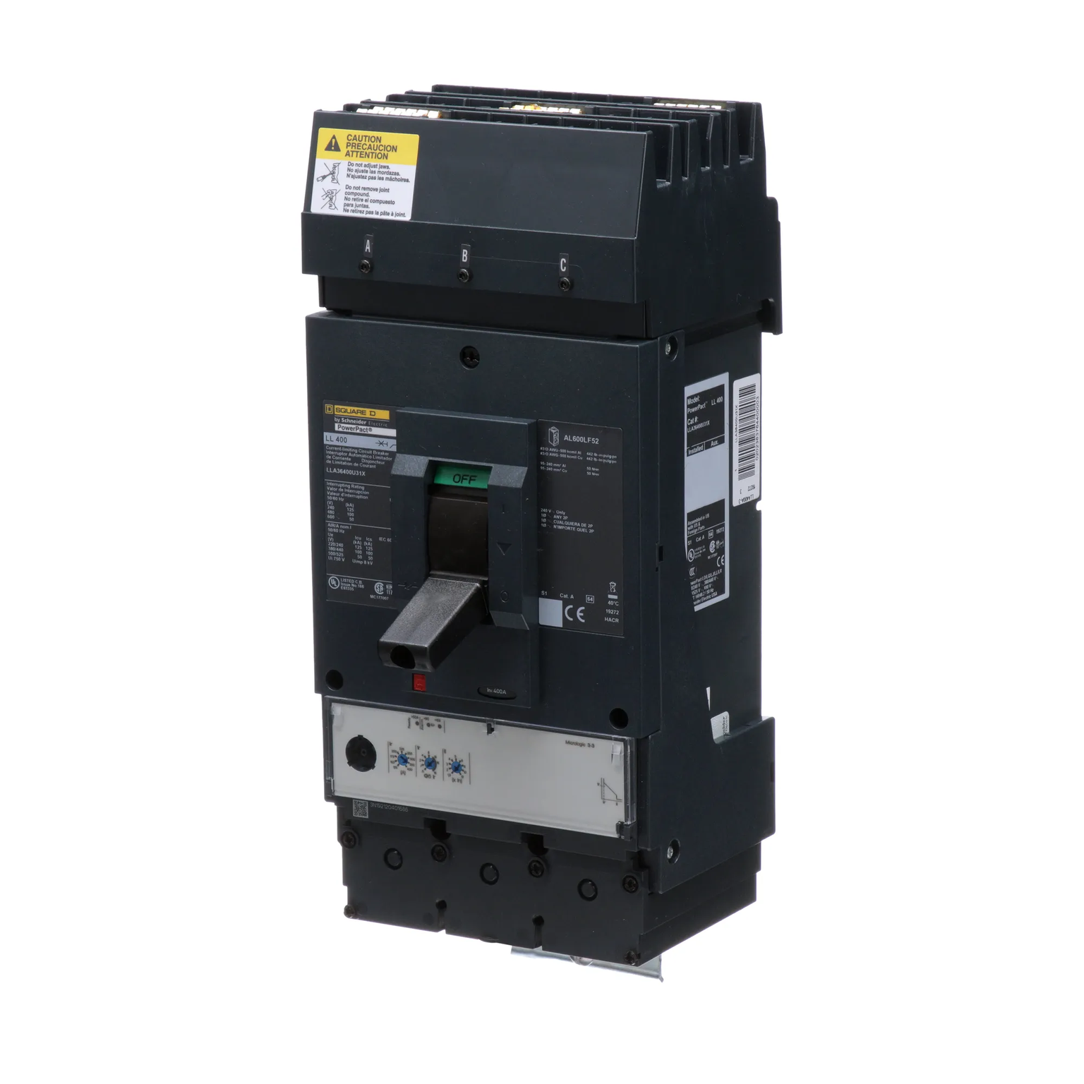 LLA36400U31X - Square D - Molded Case Circuit Breaker