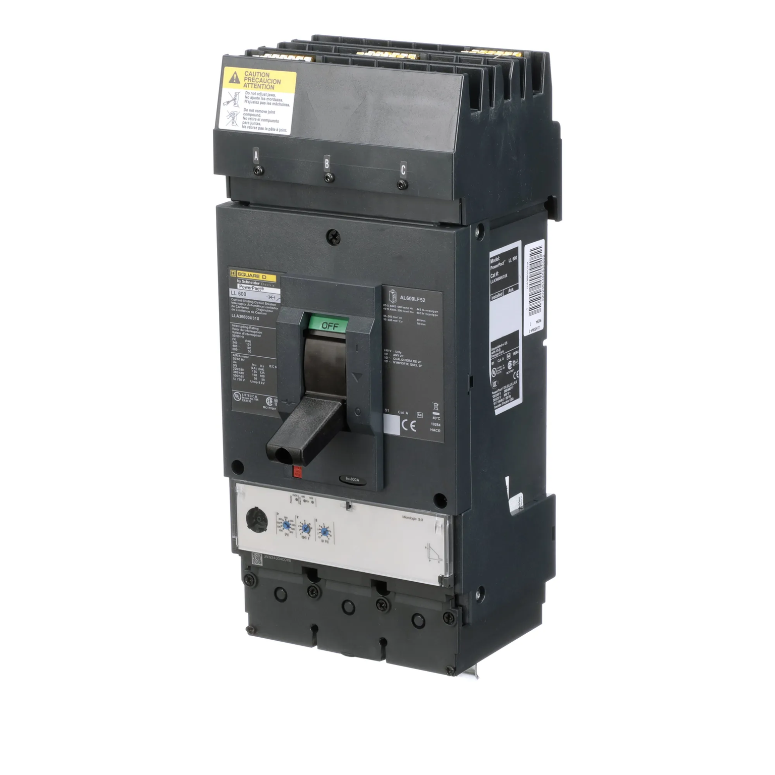 LLA36600U31X - Square D - Molded Case Circuit Breaker