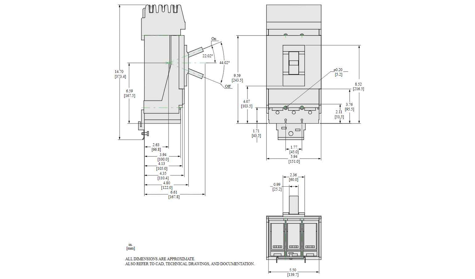 LLA36600U43X - Square D - Molded Case Circuit Breaker