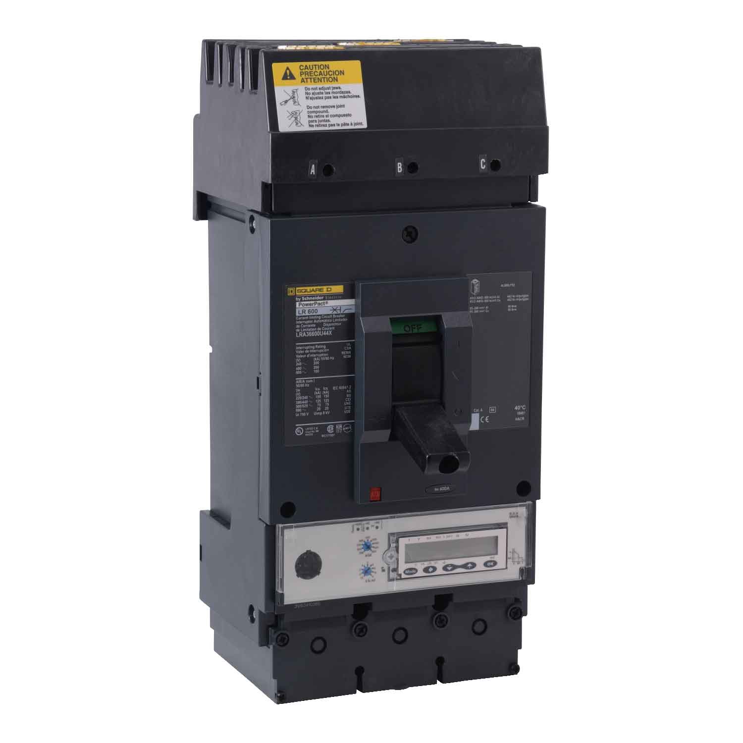 LLA36600U44X - Square D - Molded Case
 Circuit Breakers