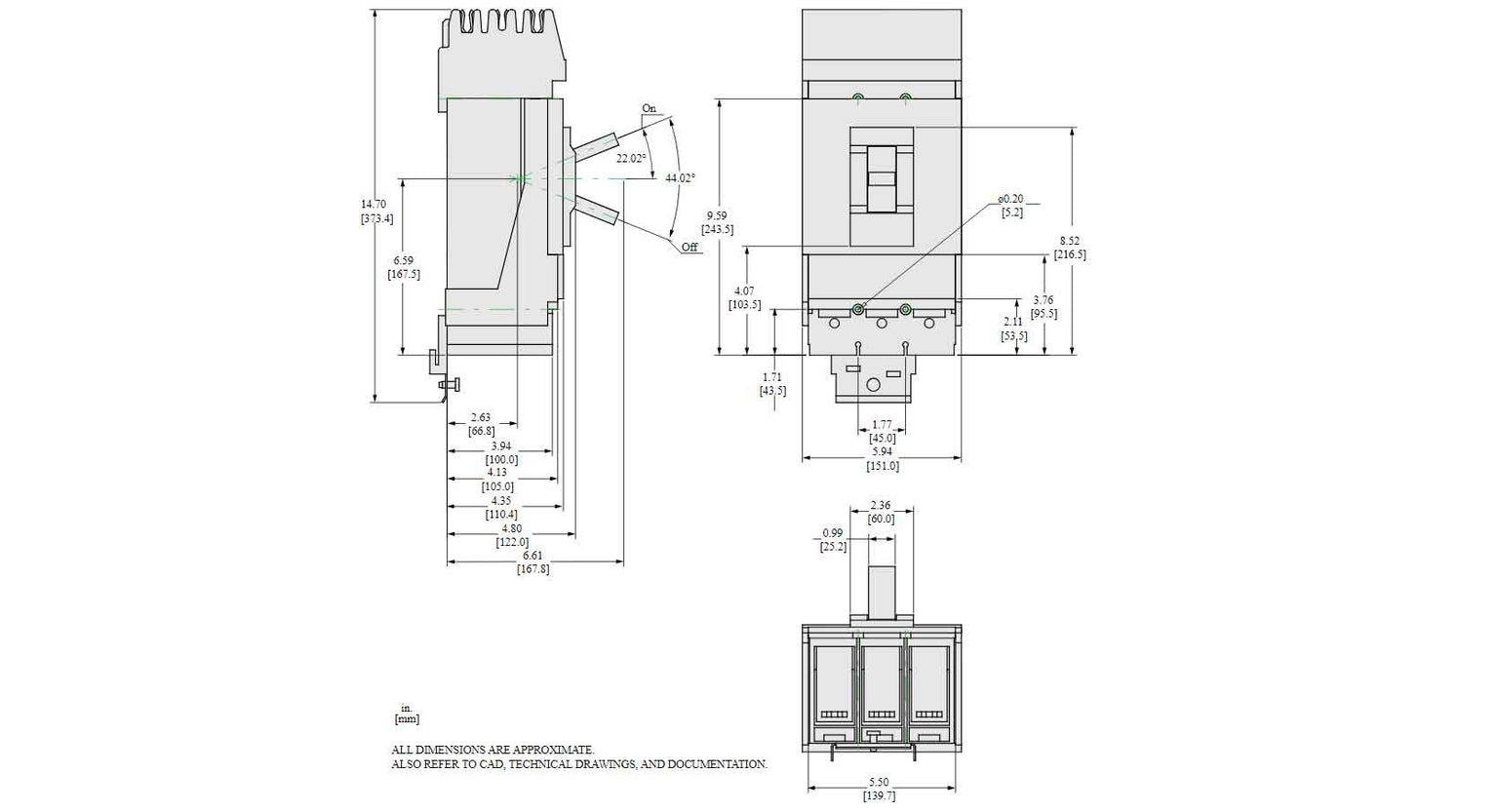 LLA36600U53X - Square D - Molded Case Circuit Breaker