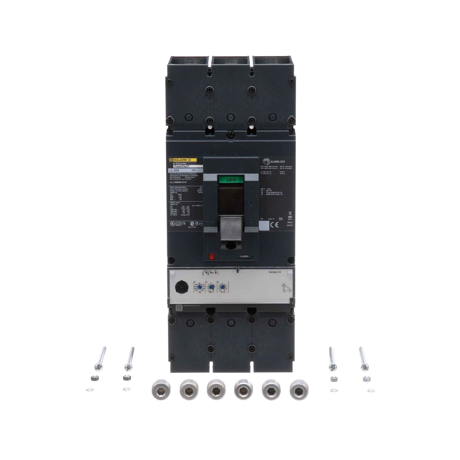 LLL36600U31X - Square D - Molded Case
 Circuit Breakers