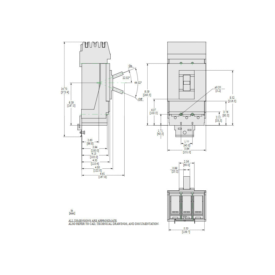 LRA36400U31X - Square D - Molded Case Circuit Breaker