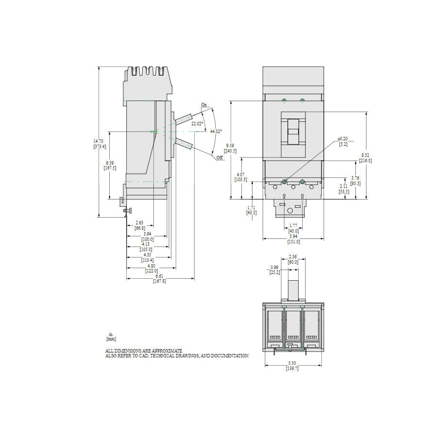 LRA36400U33X - Square D - Molded Case Circuit Breaker