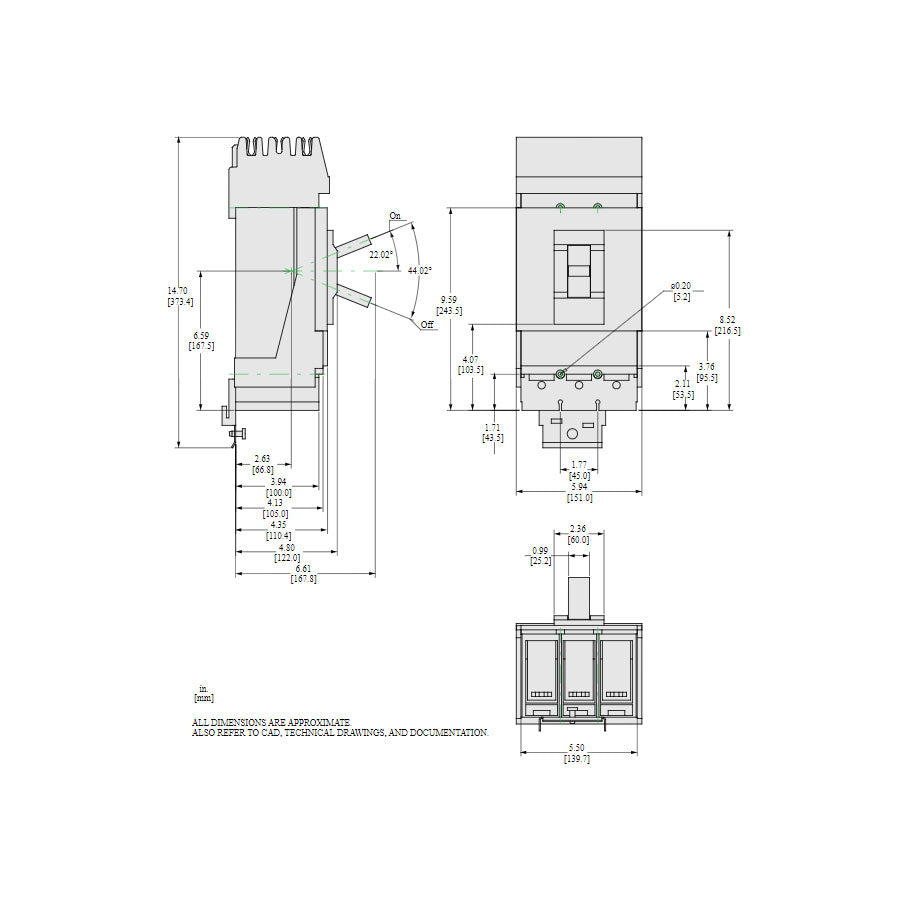 LRA36400U43X - Square D - Molded Case Circuit Breaker