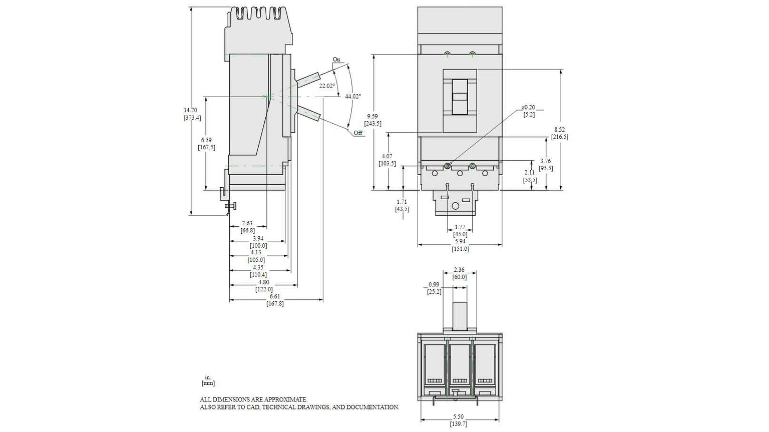 LRA36400U44X - Square D - Molded Case Circuit Breaker