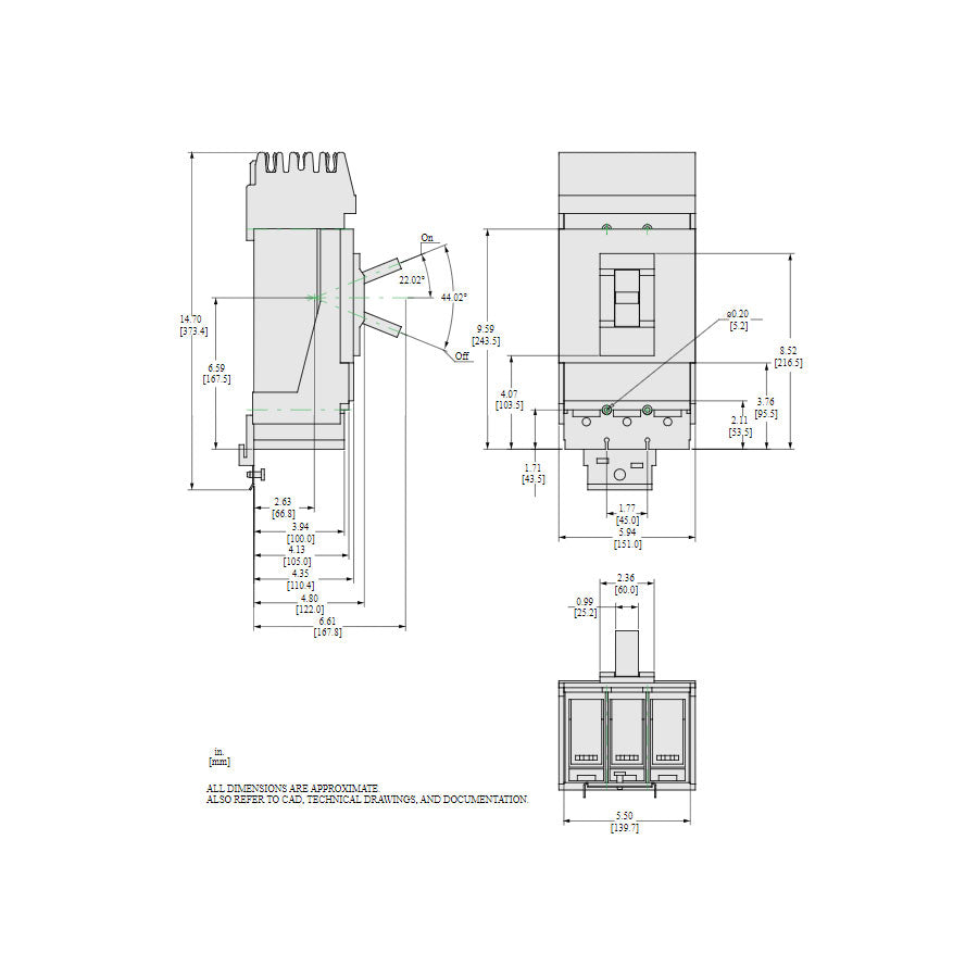 LRA36600U43X - Square D - Molded Case Circuit Breaker