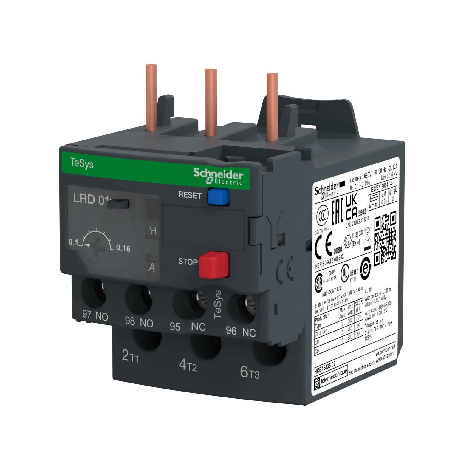 LRD01 - Square D - Overload Relay