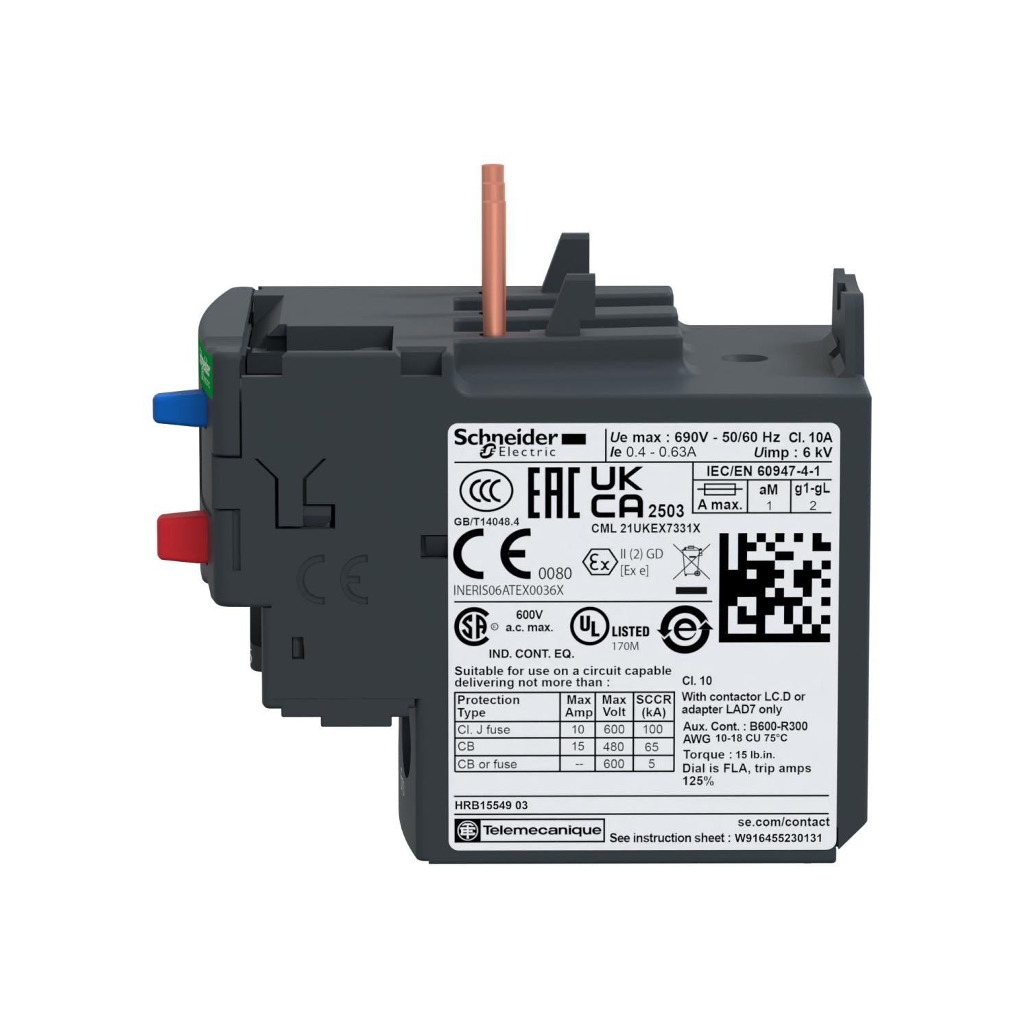 LRD086 - Square D - Overload Relay