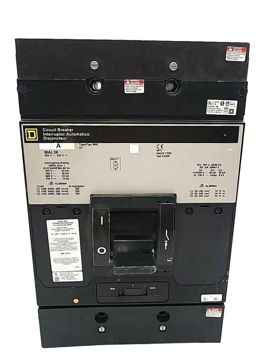 MAL36900 - Square D - Molded Case
 Circuit Breakers