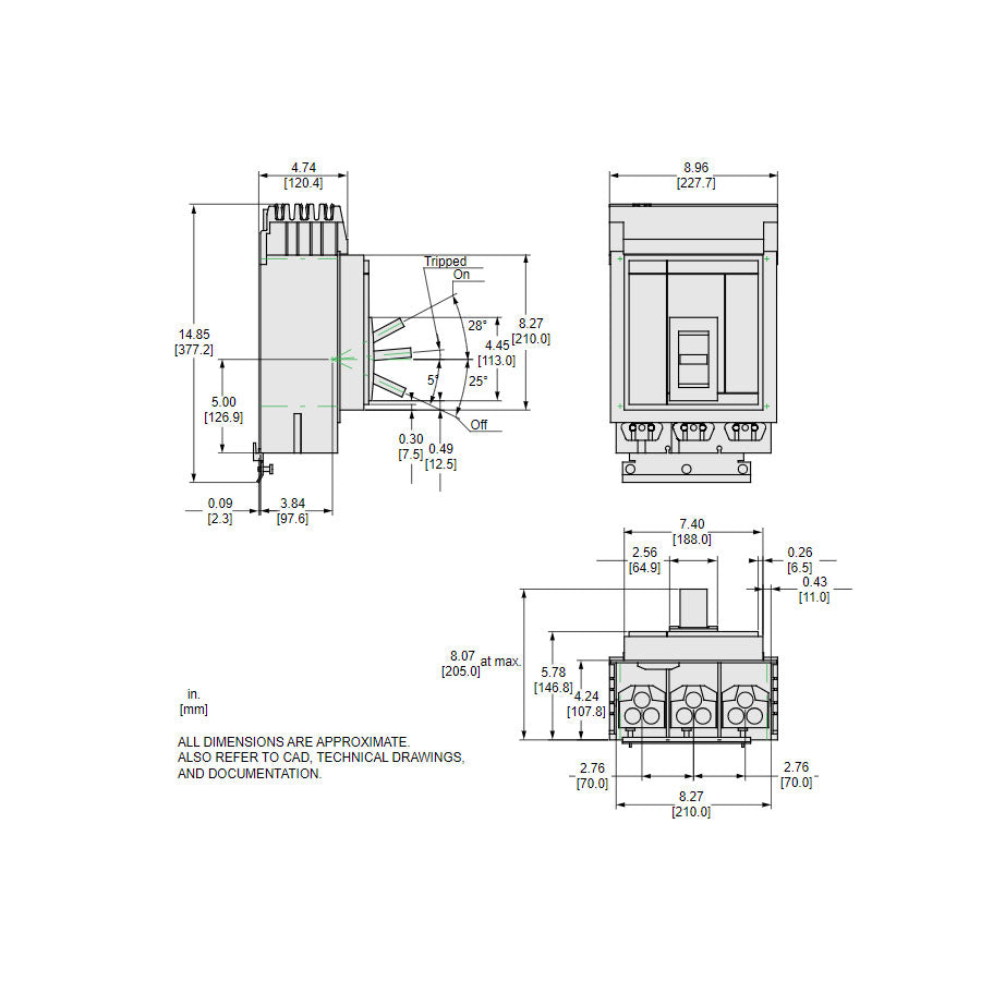 MGA36500 - Square D - Molded Case Circuit Breaker