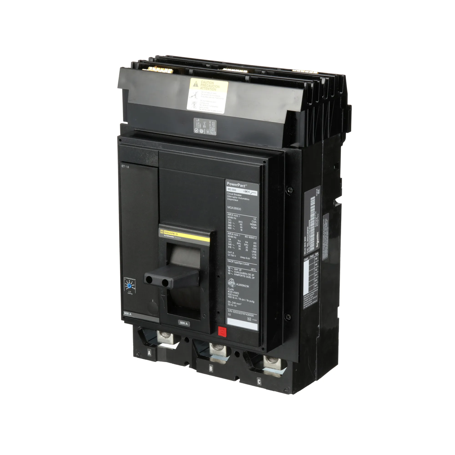 MGA36800 - Square D - Molded Case Circuit Breaker