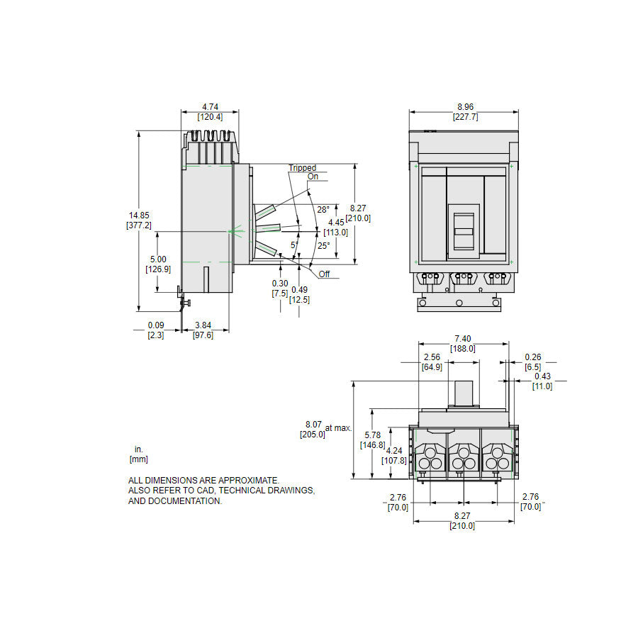 MGA36800 - Square D - Molded Case Circuit Breaker