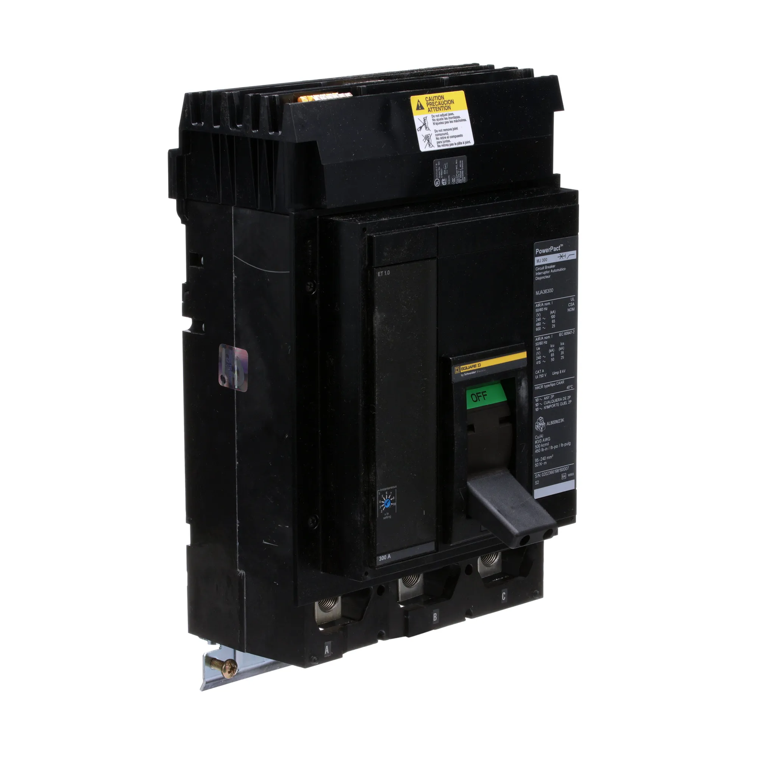 MJA36300 - Square D - Molded Case Circuit Breaker