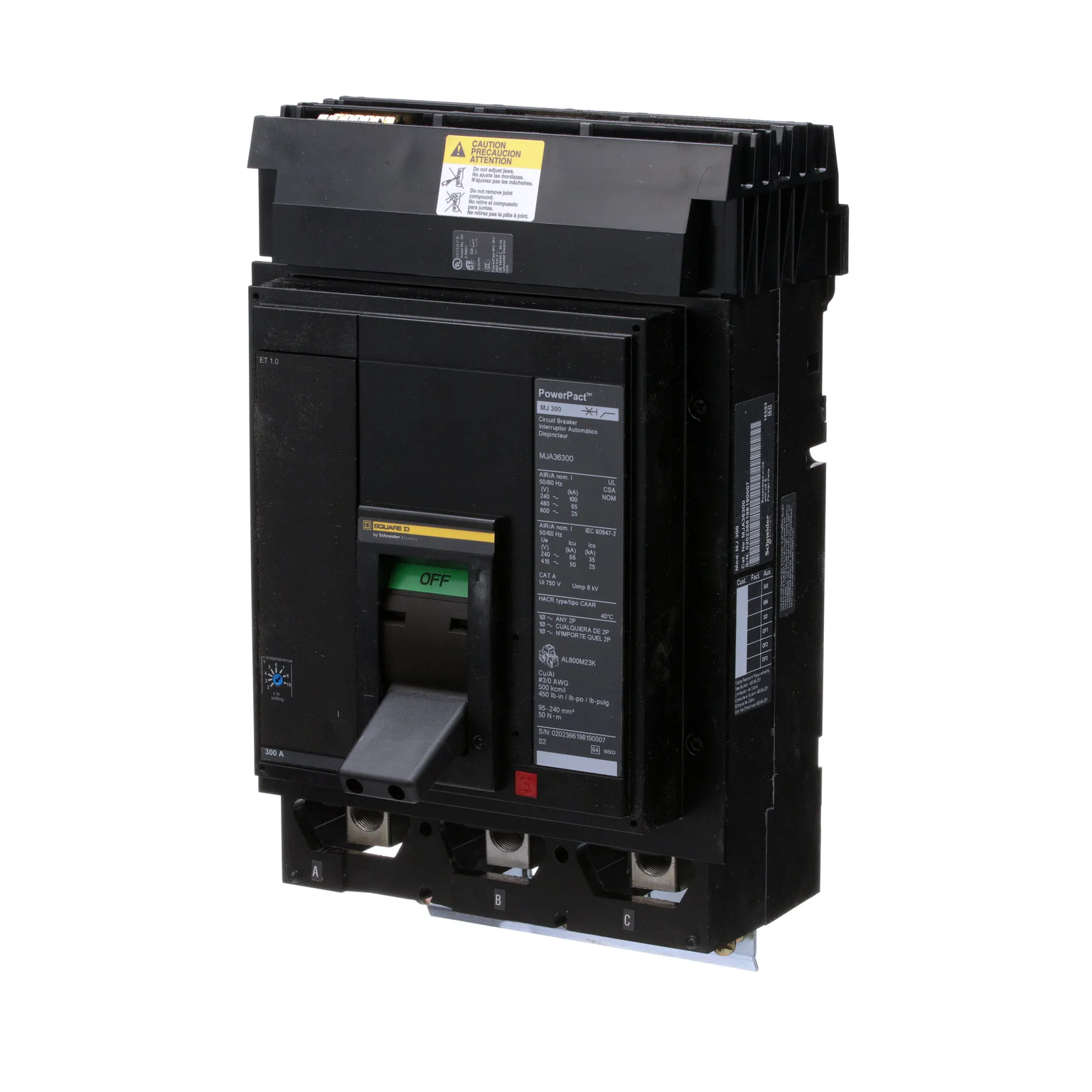 MJA36300 - Square D - Molded Case Circuit Breaker