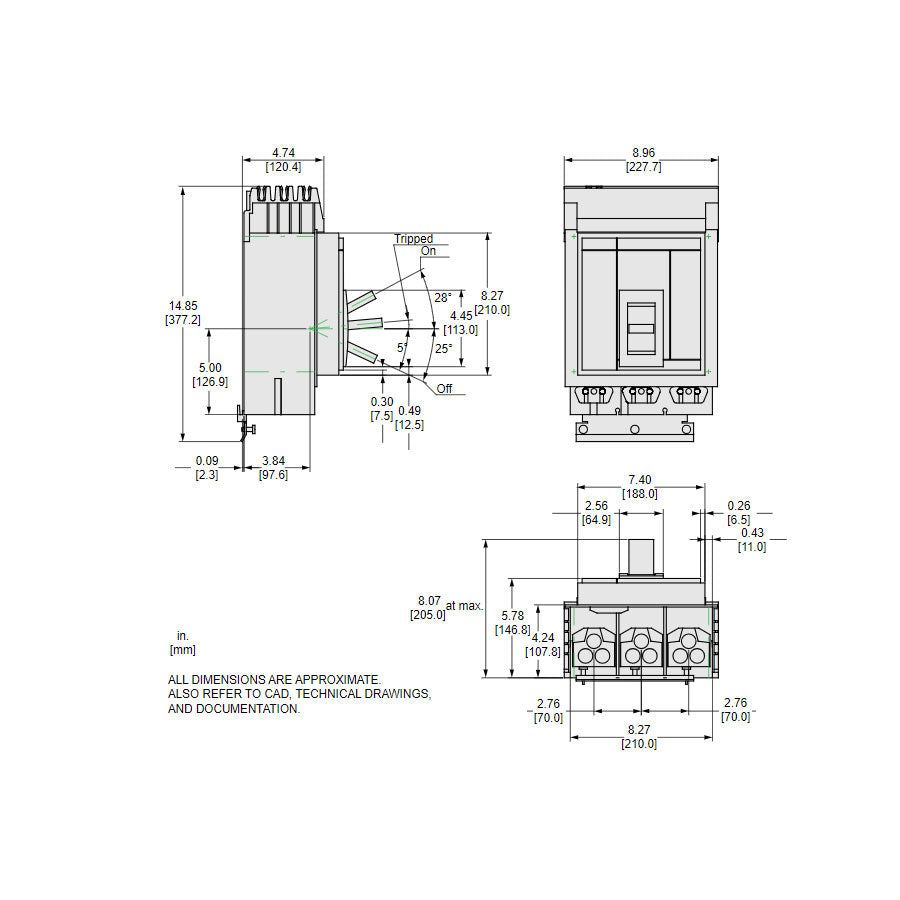 MJA36500 - Square D - Molded Case Circuit Breaker