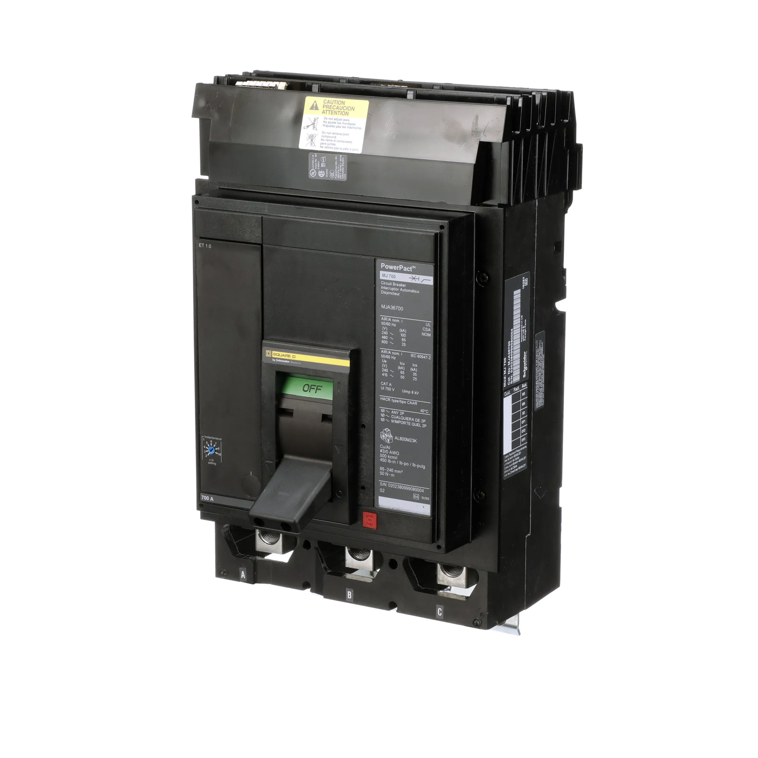 MJA36700 - Square D - Molded Case Circuit Breaker