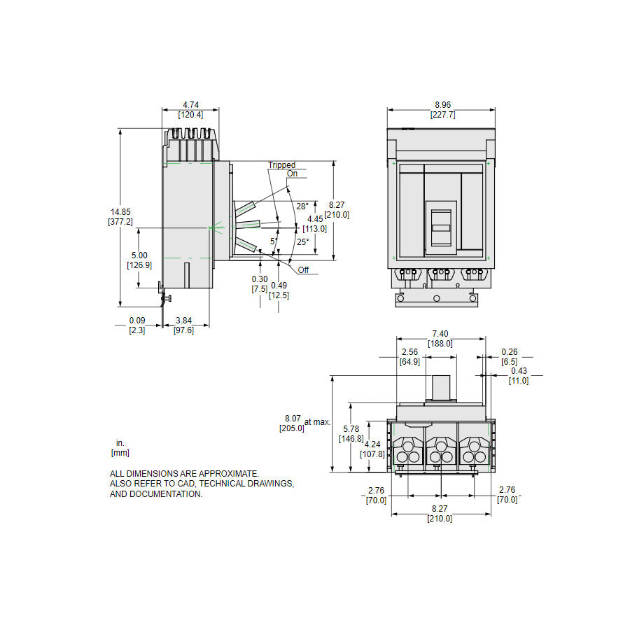 MJA36800 - Square D - Molded Case Circuit Breaker