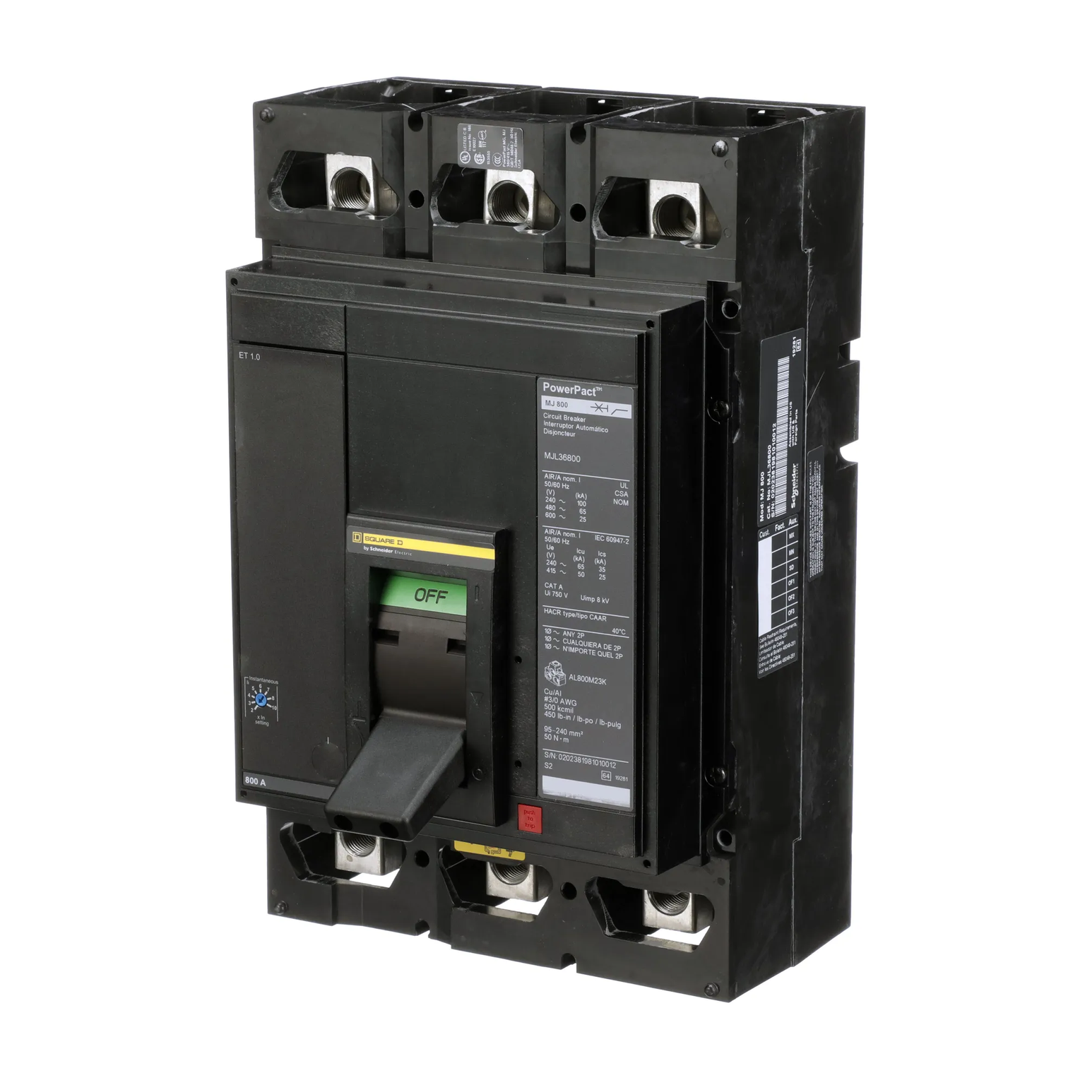 MJL36800 - Square D - Molded Case Circuit Breaker