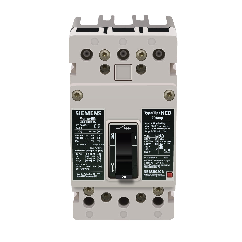 NEB3B020B - Siemens - Molded Case Circuit Breaker