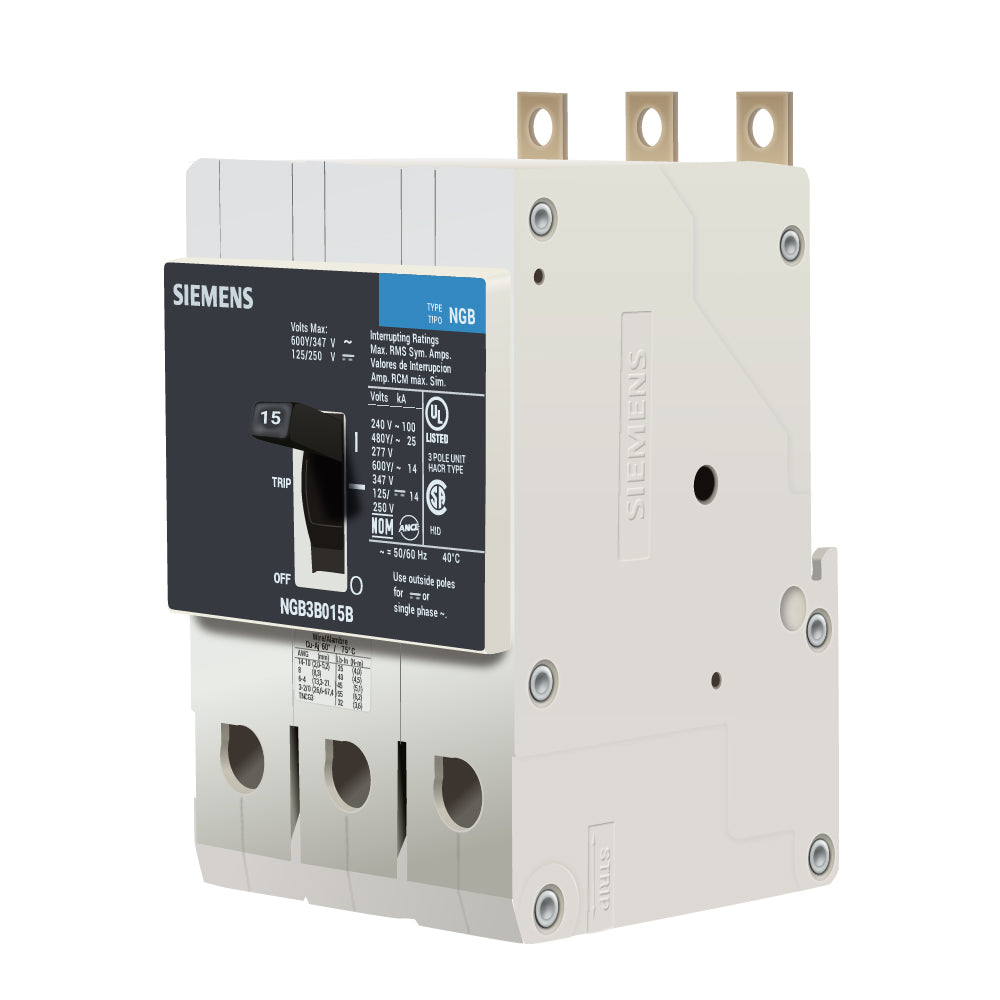 NGB3B015B - Siemens - Molded Case Circuit Breaker