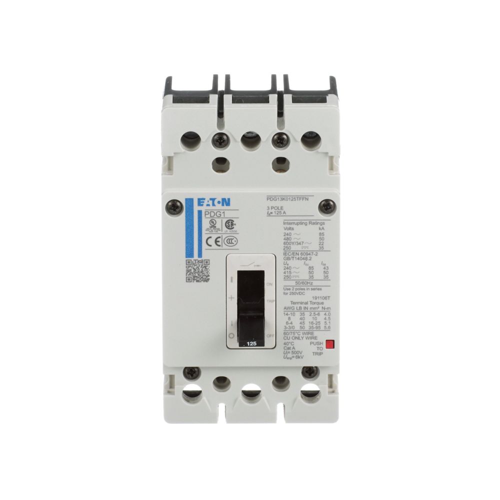 PDG13F0080TFFJ - Eaton - Molded Case Circuit Breaker