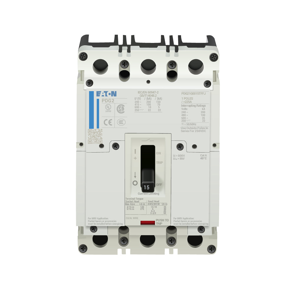 PDG21G0015TFFJ - Eaton - Molded Case Circuit Breakers