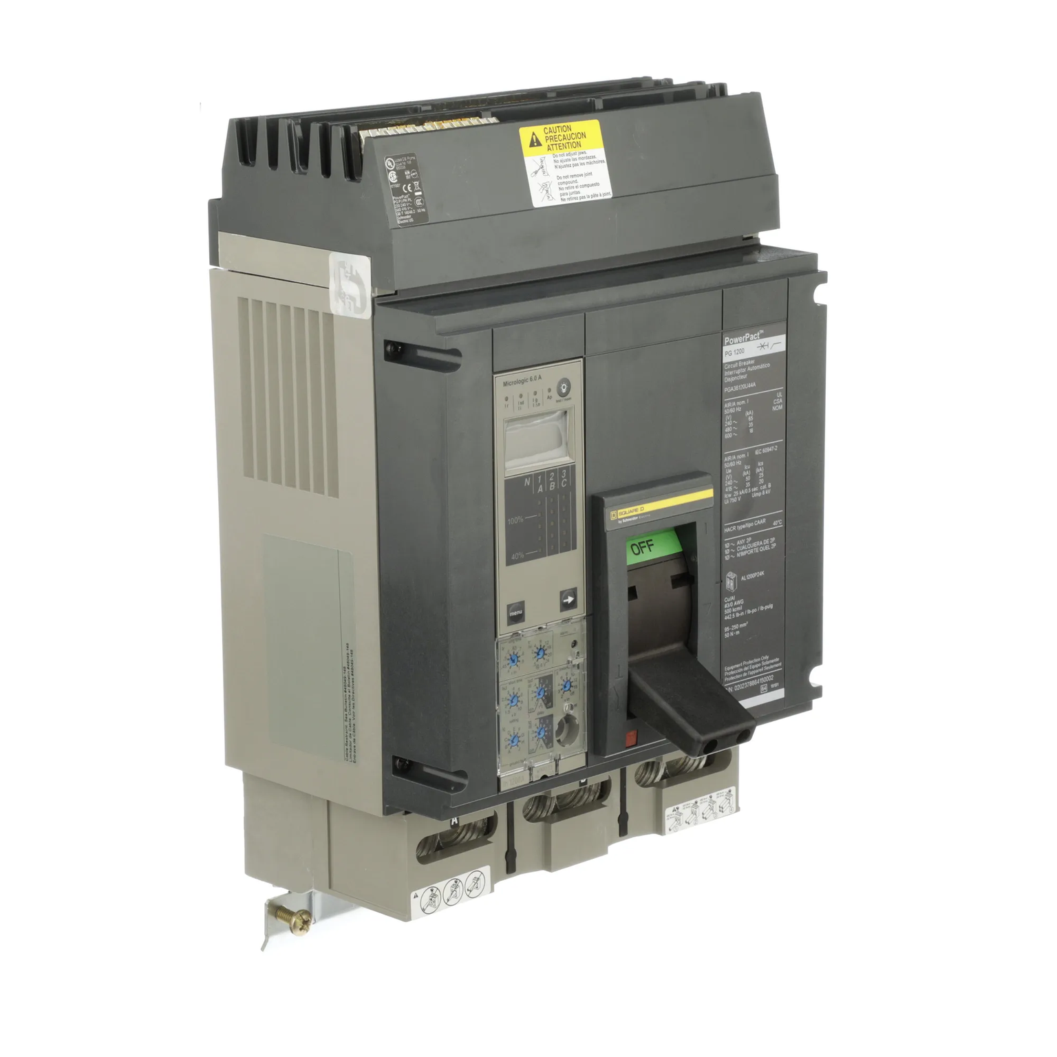 PGA36120U44A - Square D - Molded Case Circuit Breaker