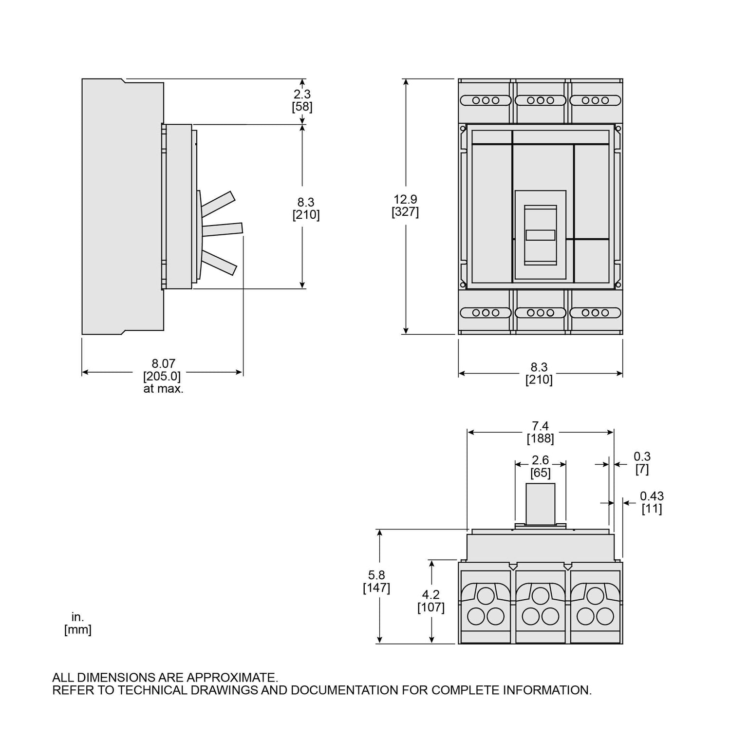 PGL36080 - Square D - Molded Case Circuit Breaker